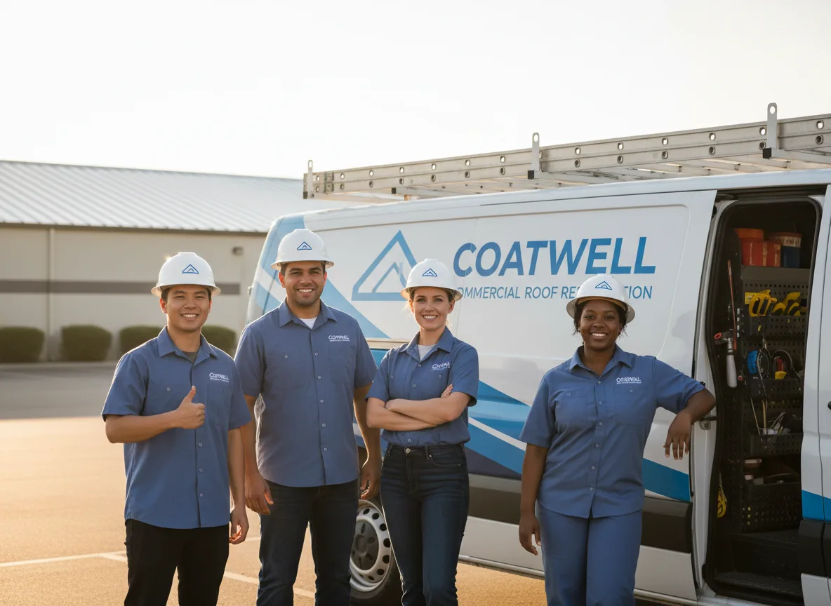 Commercial roof coating company in Modena, NY